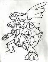 Zekrom Pokemon Sketch Deviantart Ausmalbilder Kyurem Elegant Coloring Pages sketch template