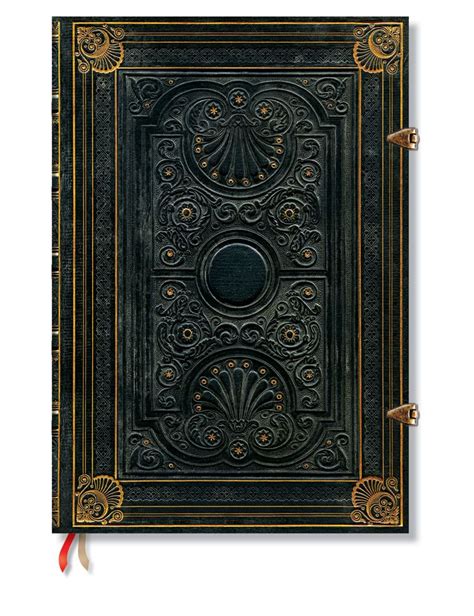 ornate black  gold book cover
