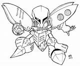 Sd Lineart Qubeley Gundam Version sketch template