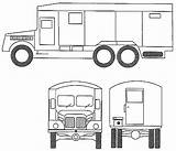 Tatra Blueprints Van sketch template