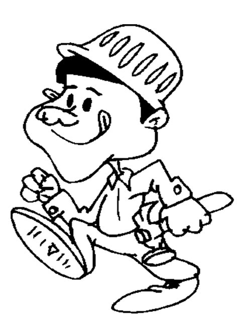 construction worker coloring pages coloring home