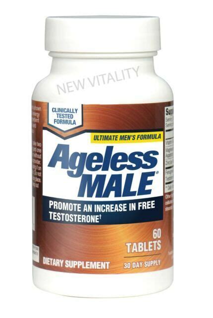 New Vitality Male Testosterone Booster 60 Tablets For Sale Online Ebay