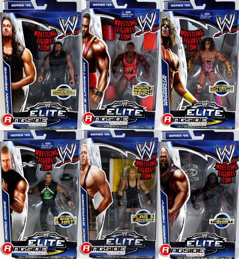 Wwe Elite 26 Complete Set Of 6 Ringside Collectibles