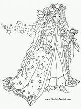 Coloring Pages Mcfaddell Phee Pretty Artist Fairy sketch template