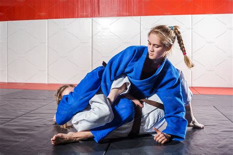 Women Fight Judo ~ Sports Photos ~ Creative Market