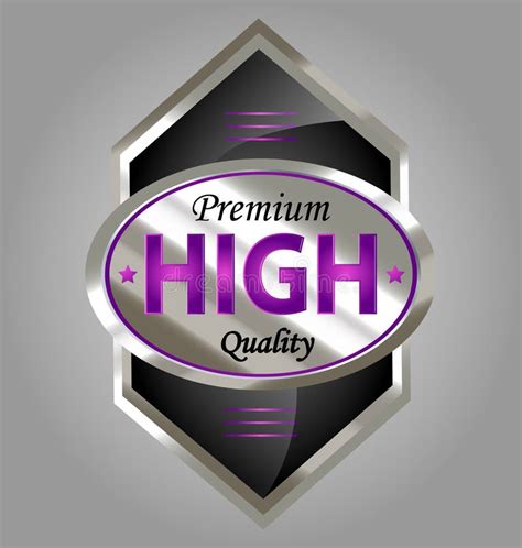 premium quality product label stock image image
