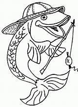 Pescador Peixe Tudodesenhos sketch template