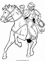 Cowboy Colorat Coloriage Planse Farwest Desene Indiani Coloriages Malvorlage Animale Cartoon sketch template