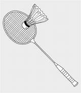 Badminton Racket Previous Jing sketch template