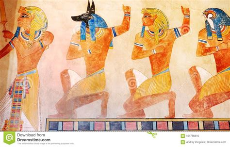Ancient Egypt Scene Mythology Egyptian Gods And Pharaohs