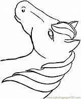 Horse Coloring Pages Head Horses Color Kids Printable Animal Sheets Template Applique Outline Stick Printables Patterns Pony Drawings Pattern Quilt sketch template