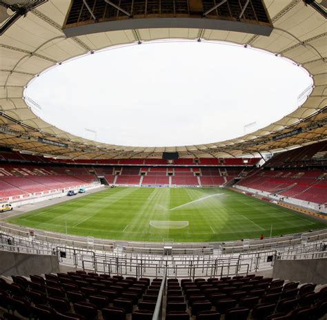 vfb stuttgart stadion bei nacht hartschaum wandbild vfb stuttgart