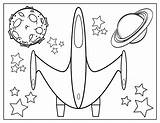 Nave Espacial sketch template