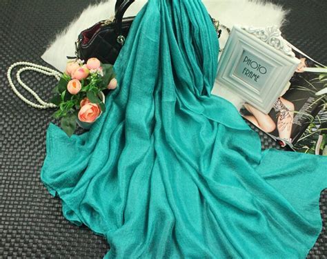 2019 High Quality Silk Women Hijabs Ladies Simple Solid Long Shawl Head