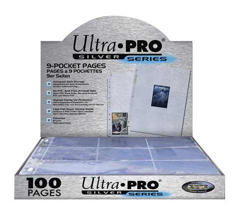 ultra pro  pocket silver series box  pages  mighty ape nz