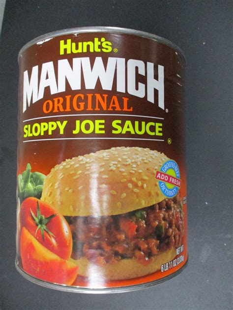 buy   manwich origianl sloppy joe sauce hunts  lb  oz  rock run bulk foods