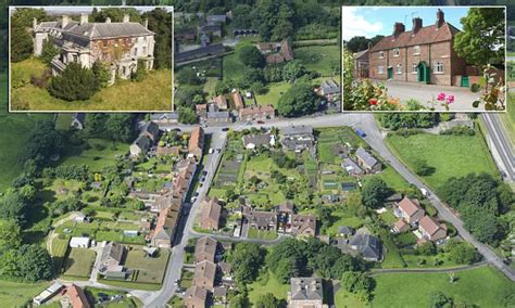 yorkshire village of west heslerton is on sale for £20million daily mail online