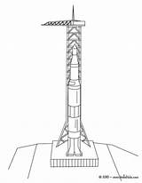 Cohete Saturn Cohetes Imprimir Dibujar Preparacion Hellokids Spaceship Apollo Línea sketch template