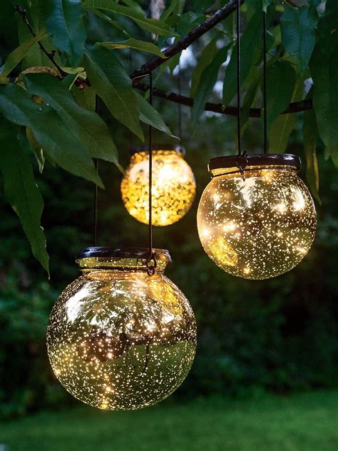 ideas hanging lights  outdoor trees