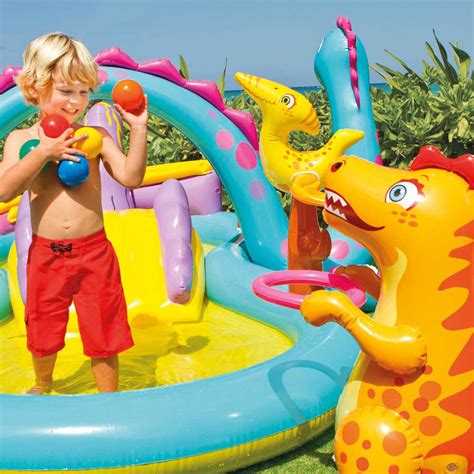 intex dinosaur pool multicolor buy and offers on swiminn