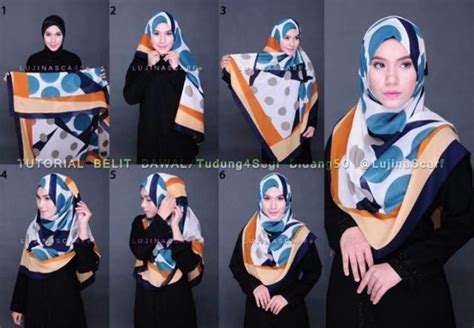 tutorial jilbab menutup dada untukmu   bergaya sedikit berbeda
