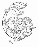 Sirena Ausmalbilder Ausmalen Meerjungfrau Sirenas Youloveit Yuki Malerei Zeichnen sketch template