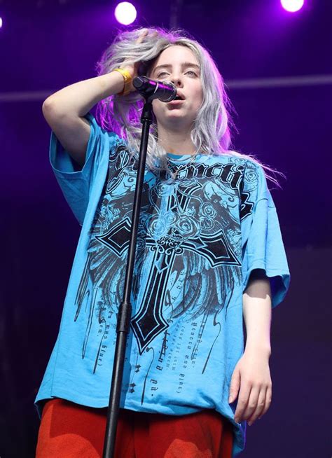 york ny june  billie eilish performs onstage  day     governors ball