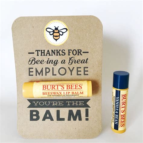 employee appreciation gift youre  balm chapstick   cards  instant