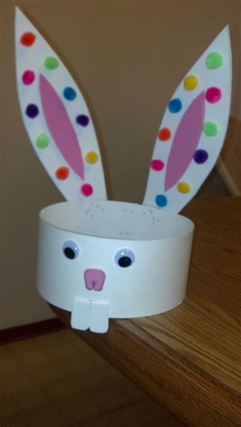 easy easter bunny ears headband craft easter preschool easter bunny