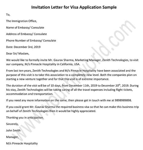 visitor visa archives hr letter formats