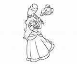 Coloring Princess Daisy Pages Popular sketch template