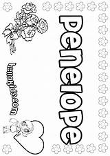 Penelope Coloring Pages Pitstop Template sketch template