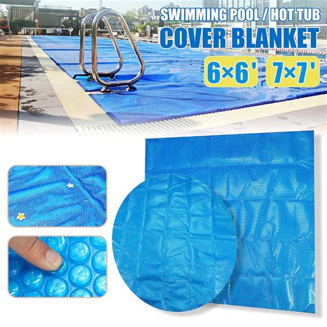 6ft 7ft Round Square Swimming Pool Hot Tub Cover Blanket