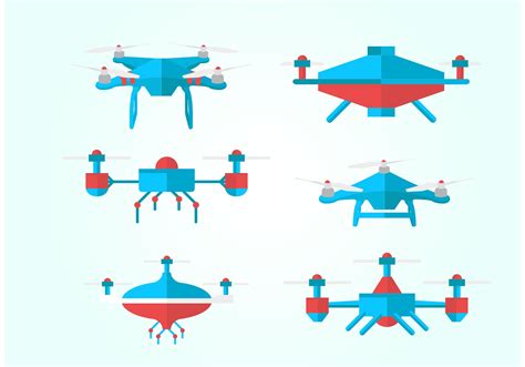 drone vector pack   vector art stock graphics images