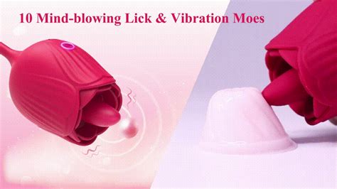 Wholesale The Rose Tongue Toy With Thrusting Bullet