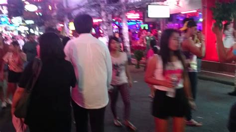 pattaya nightlife walking street after midnight