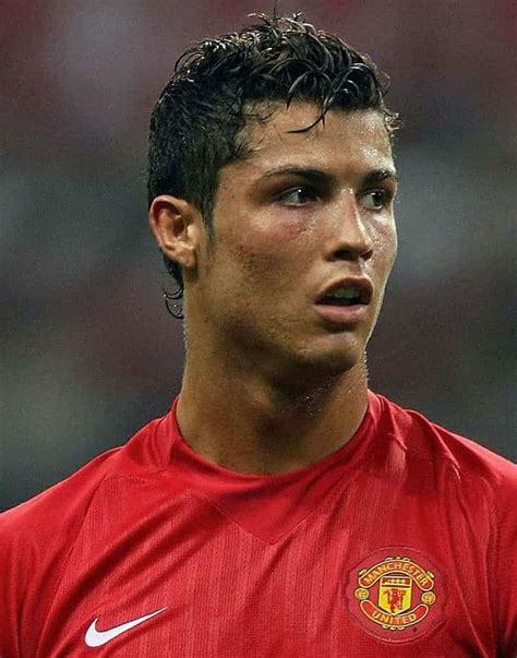 cristiano ronaldo hairstyles curly faux hawk mullet taper