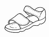 Sandalias Zapatos Sandalia Imprimir Sandals Rotos Sandalen Unas Coloriage Kleurplaten Sandali Scarpe Ausmalbild Sandales Midisegni Kleurplaat Abiti sketch template