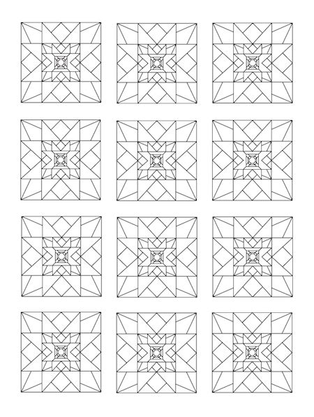coloring book  quilt blocks  designs  adult coloring pages