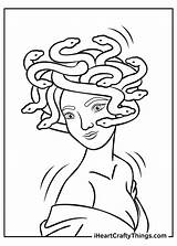 Medusa Gods Iheartcraftythings Mitologia sketch template