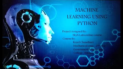machine learning  python youtube