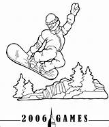 Snowboard Coloring Pages Transportation Printable Drawing Printablefreecoloring Gif sketch template