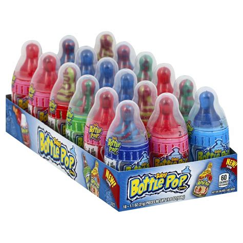 baby bottle pop assorted flavor candy lollipops  powdered candy