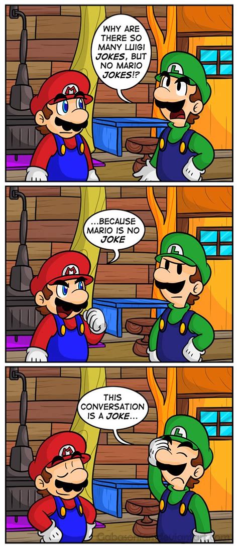 No Joke Mario Funny Super Mario Art Mario And Luigi