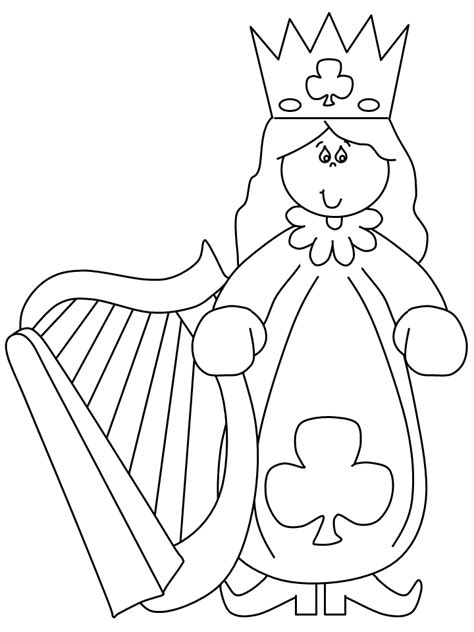 queen coloring page coloring home