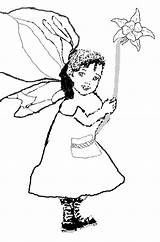 Oprah Fairy sketch template