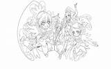 Coloring Pages Precure Glitter Force Book Choose Board Dokidoki sketch template