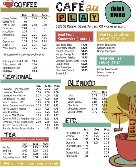 rainforest cafe menu drinks images