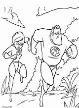 Incredibles Coloring Pages Kids sketch template