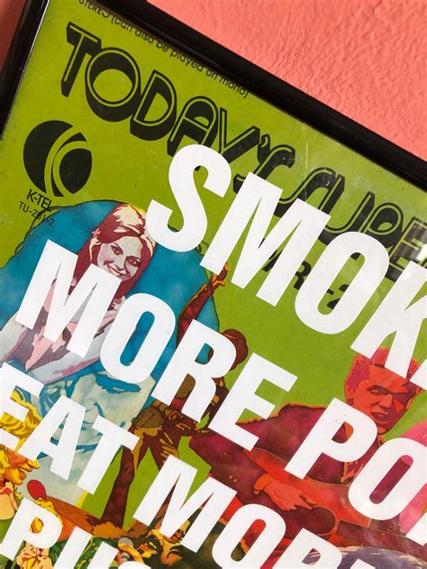 Smoke More Pot Eat More Pussy Framed Album Cover Art Etsy